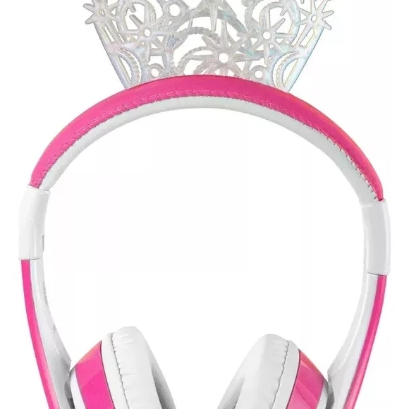 Wicked Glinda Pink and White Wireless Headphones Microphone Rechargable Kids New - Picture 2 of 9